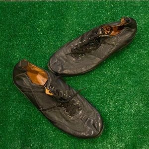 Cole Haan Nike Air Black leather Driver Shoe Size 12